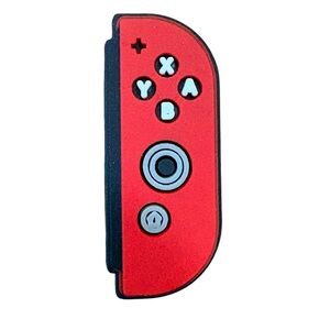 Switch Red Joy Con Croc Charm